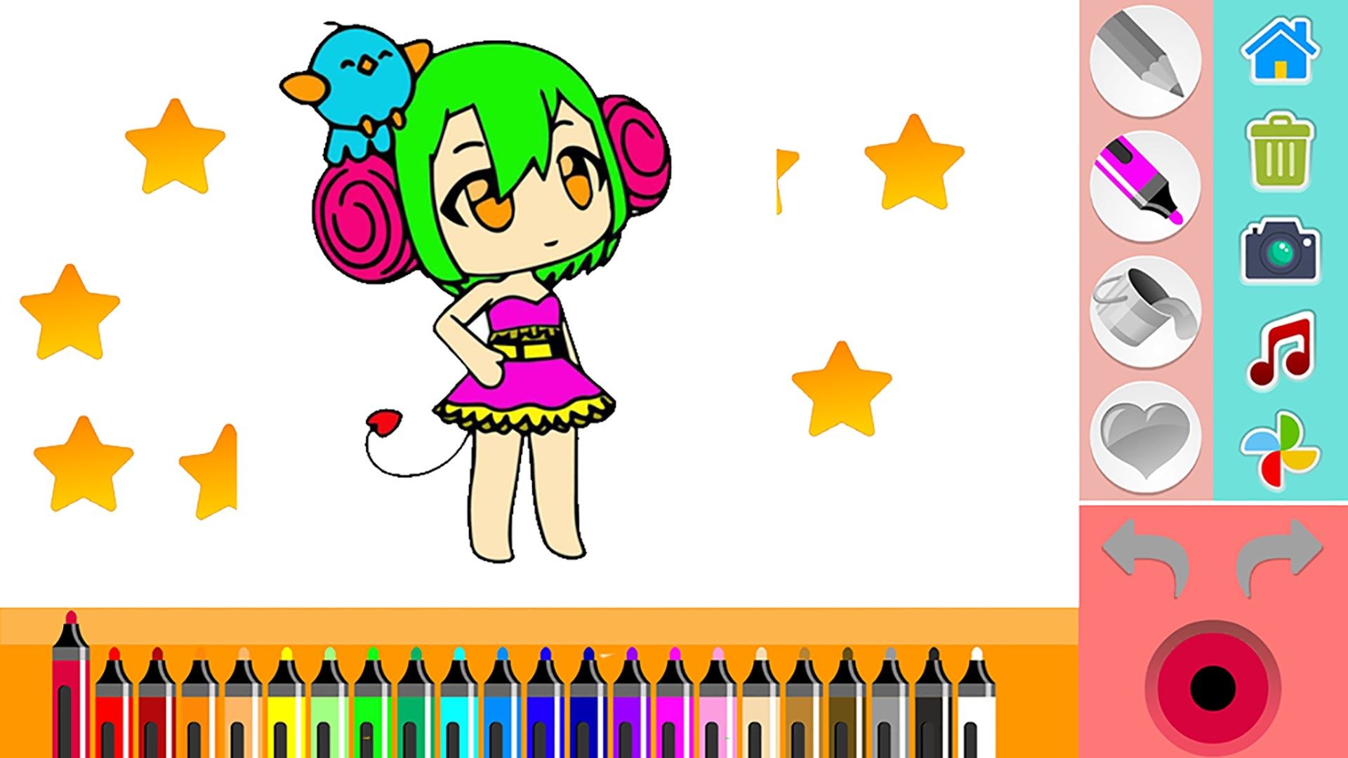 Gacha Life Coloring Book for All Ages