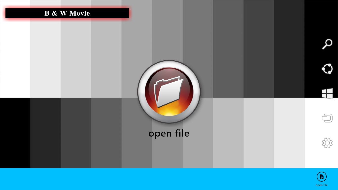 Select file to open video!