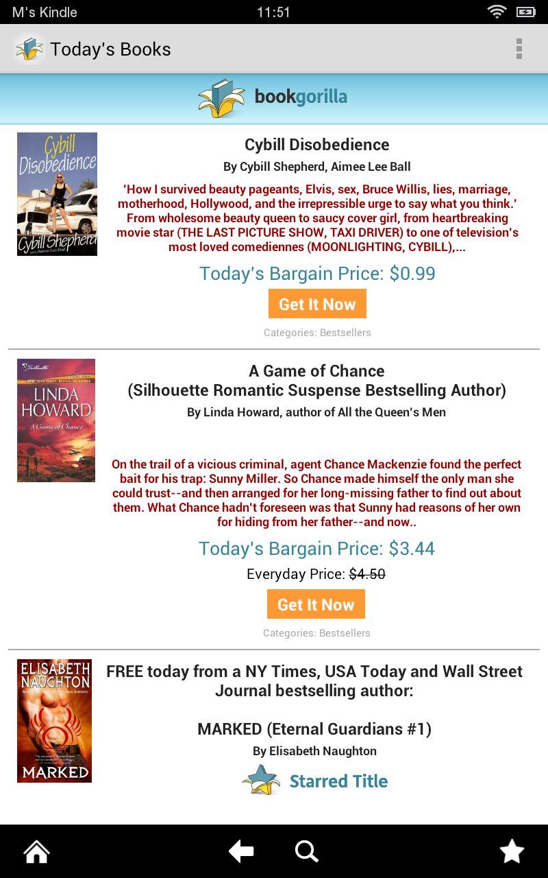 BookGorilla: Free eBooks, Bestsellers, and Bargain eBooks for Kindle Readers