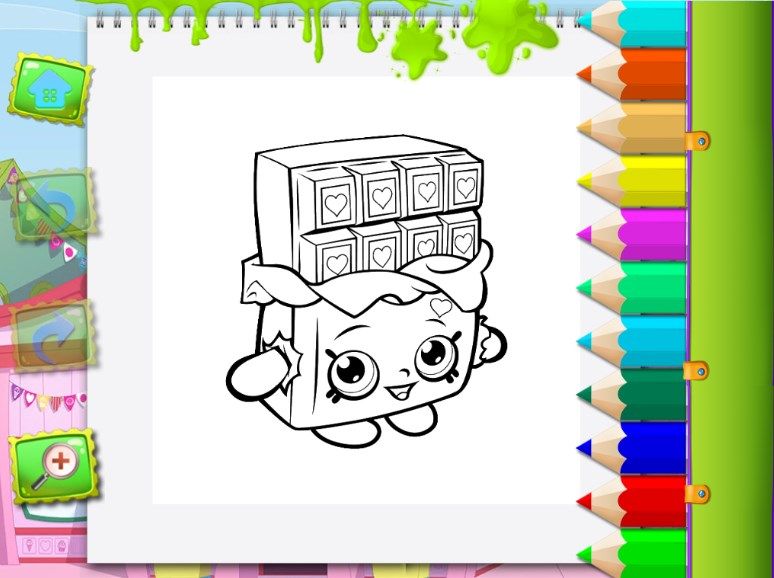 Coloring Book for Shopkins