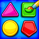 Colors and Shapes - Kids Learn Color and Identify Shape