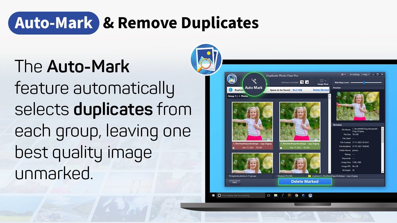 Auto-mark duplicate images
