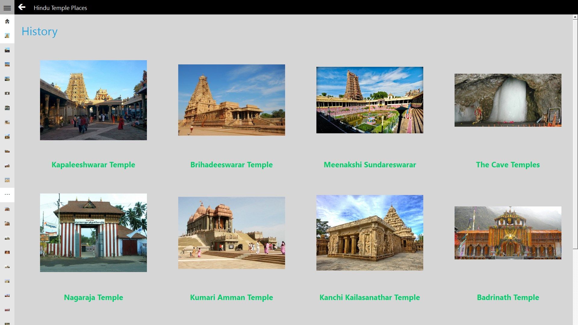 Hindu Temple Places