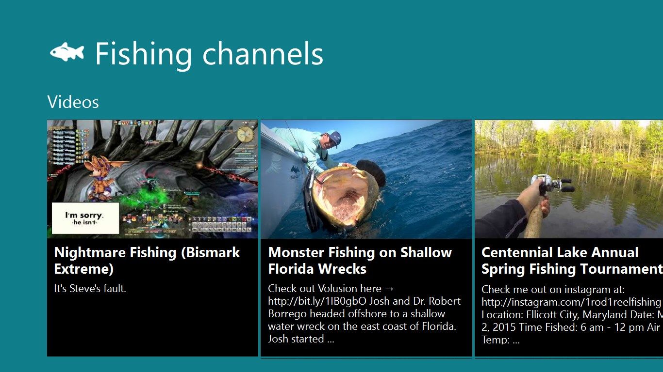 Fishing Channels