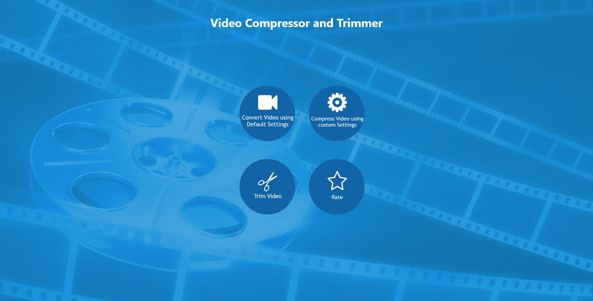 Video compressor & Trimmer
