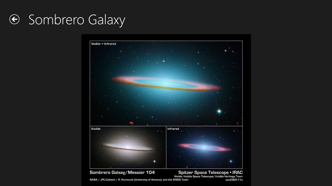 Sombrero Galaxy Full resolution image