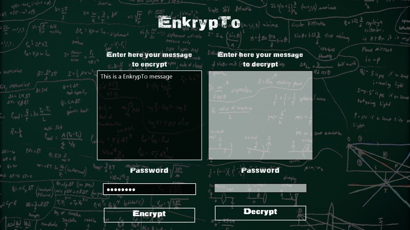 Encrypt your message