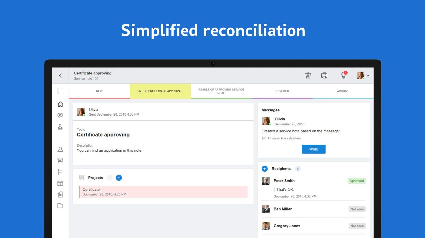 Smarty CRM: remote work and messenger