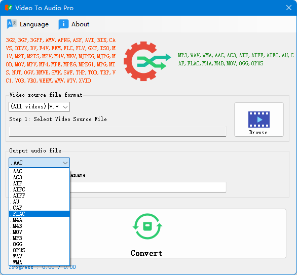 Video To Audio Pro-Convert MP4 to MP3,Movie to Music