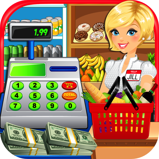Supermarket & Grocery Store Cash Register Simulator Kids FREE