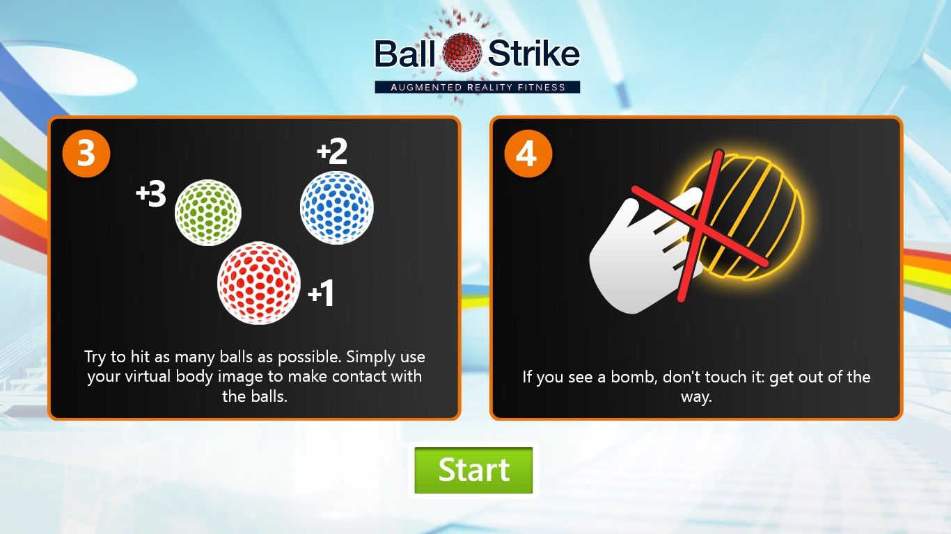 Hit the balls, avoid from Bombs!