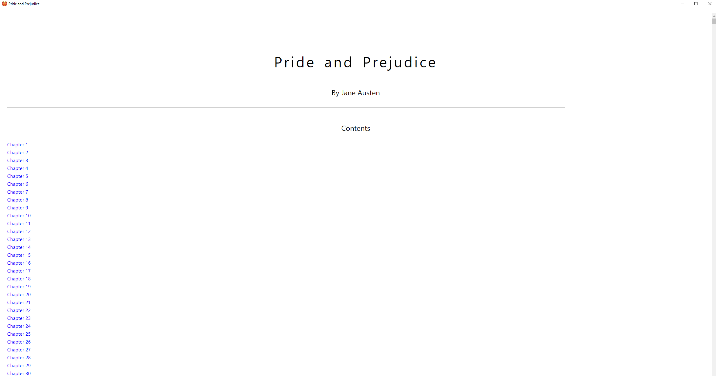 Pride and Prejudice Free eBook