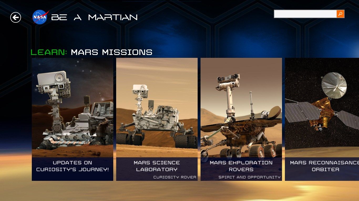 Learn about Mars and all the active missions.