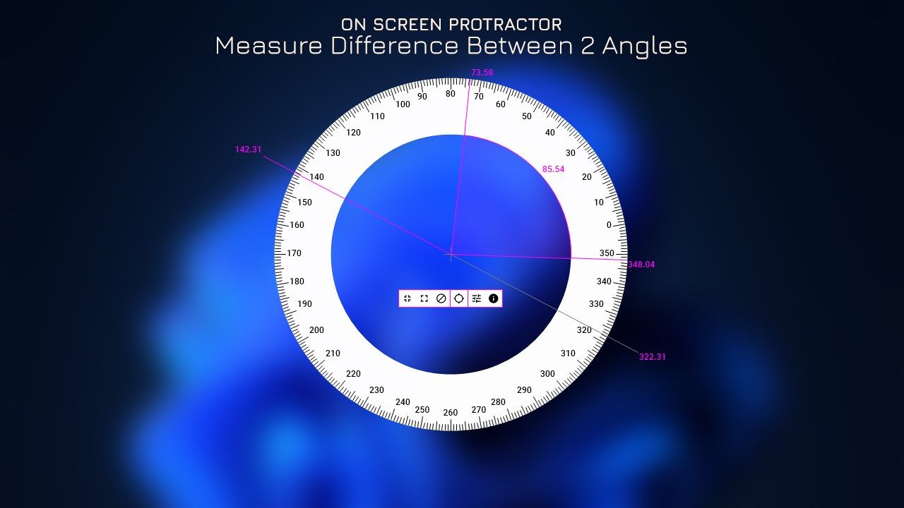 Measure Angle on Screen - Pissa Ruler