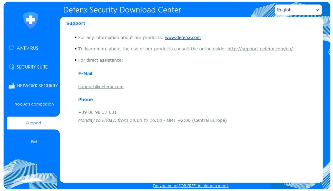 Defenx Security Download Center