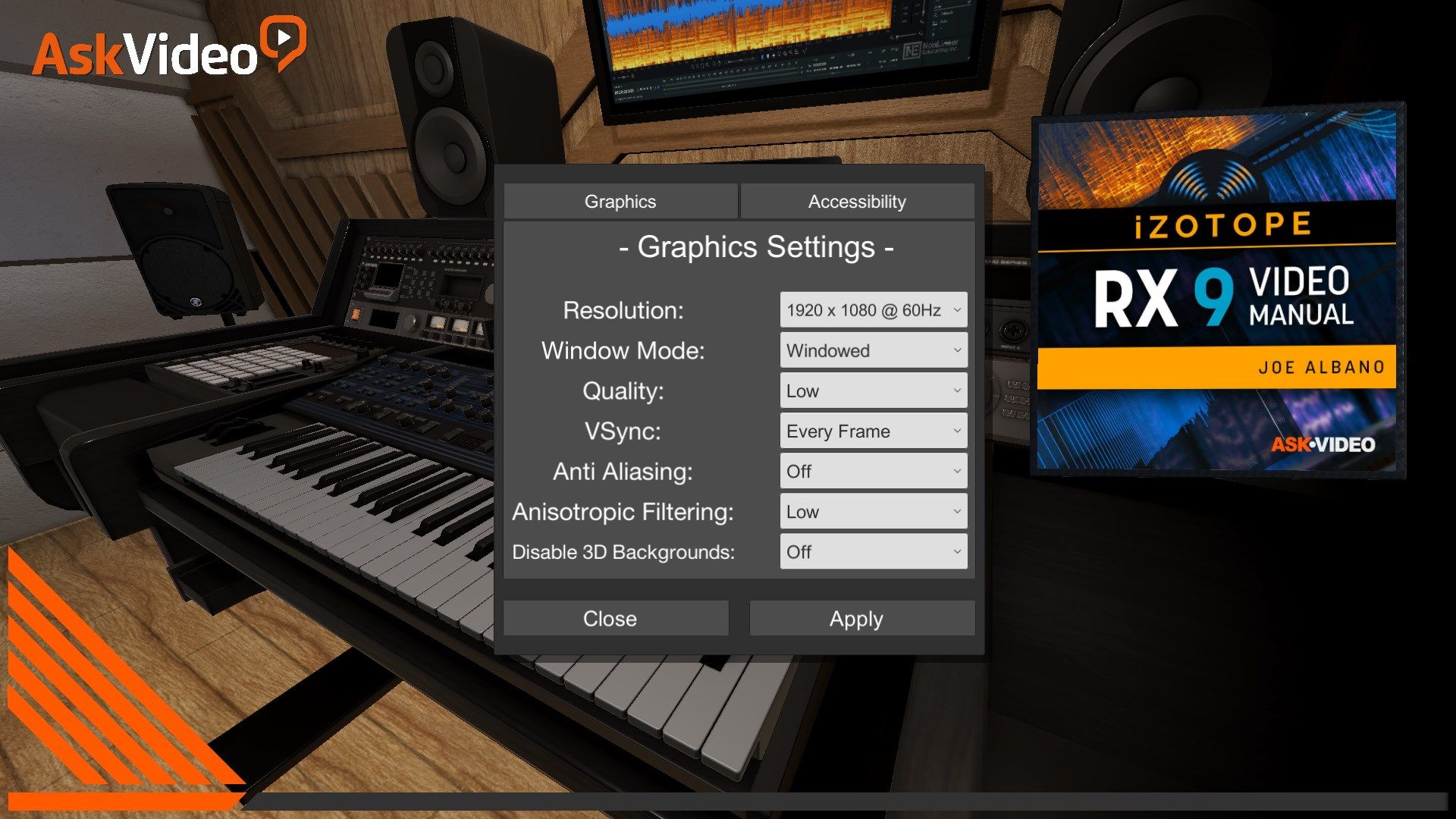 Video Manual For iZotope RX 9