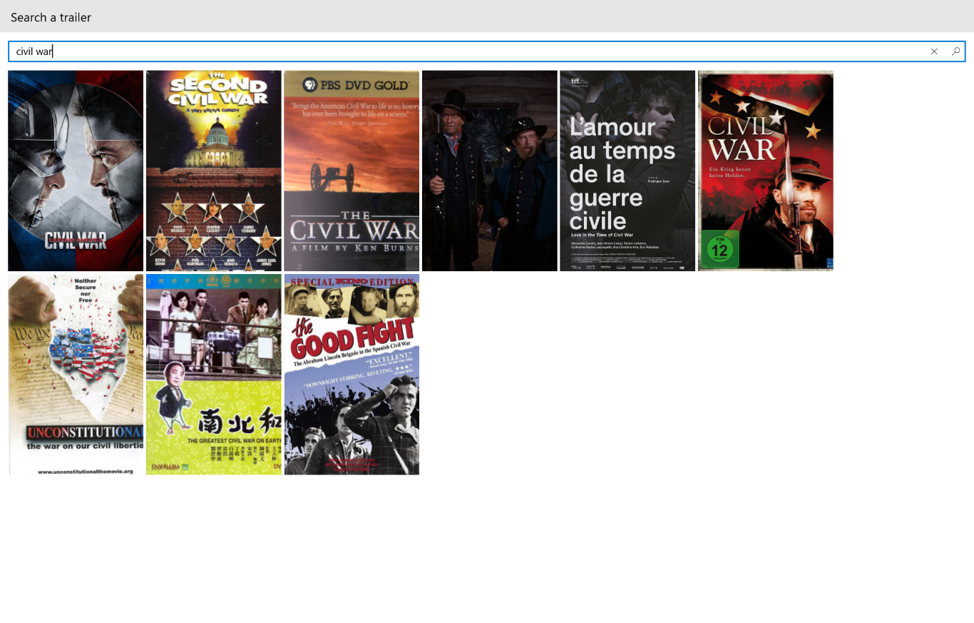 Browse a huge catalog of past, present and future movies