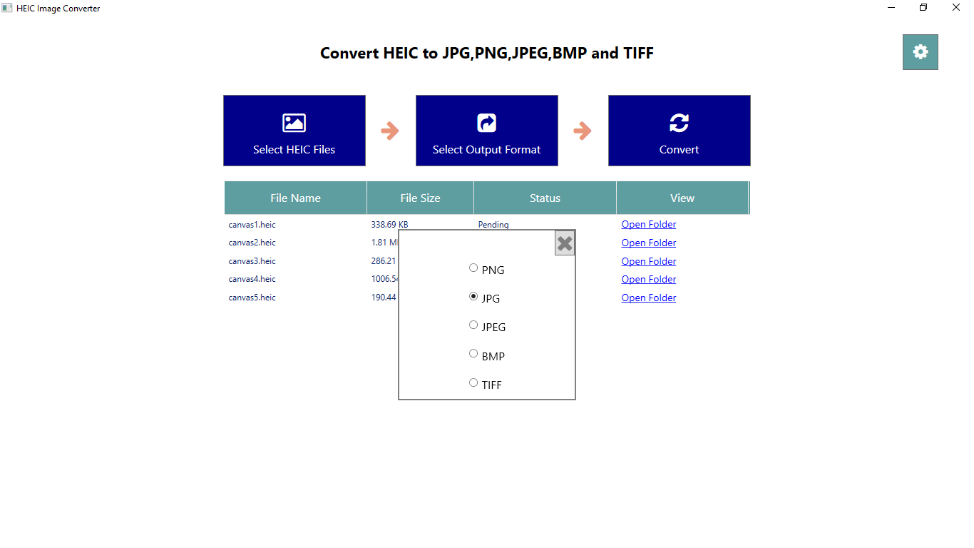 HEIC Image Converter Master Tool