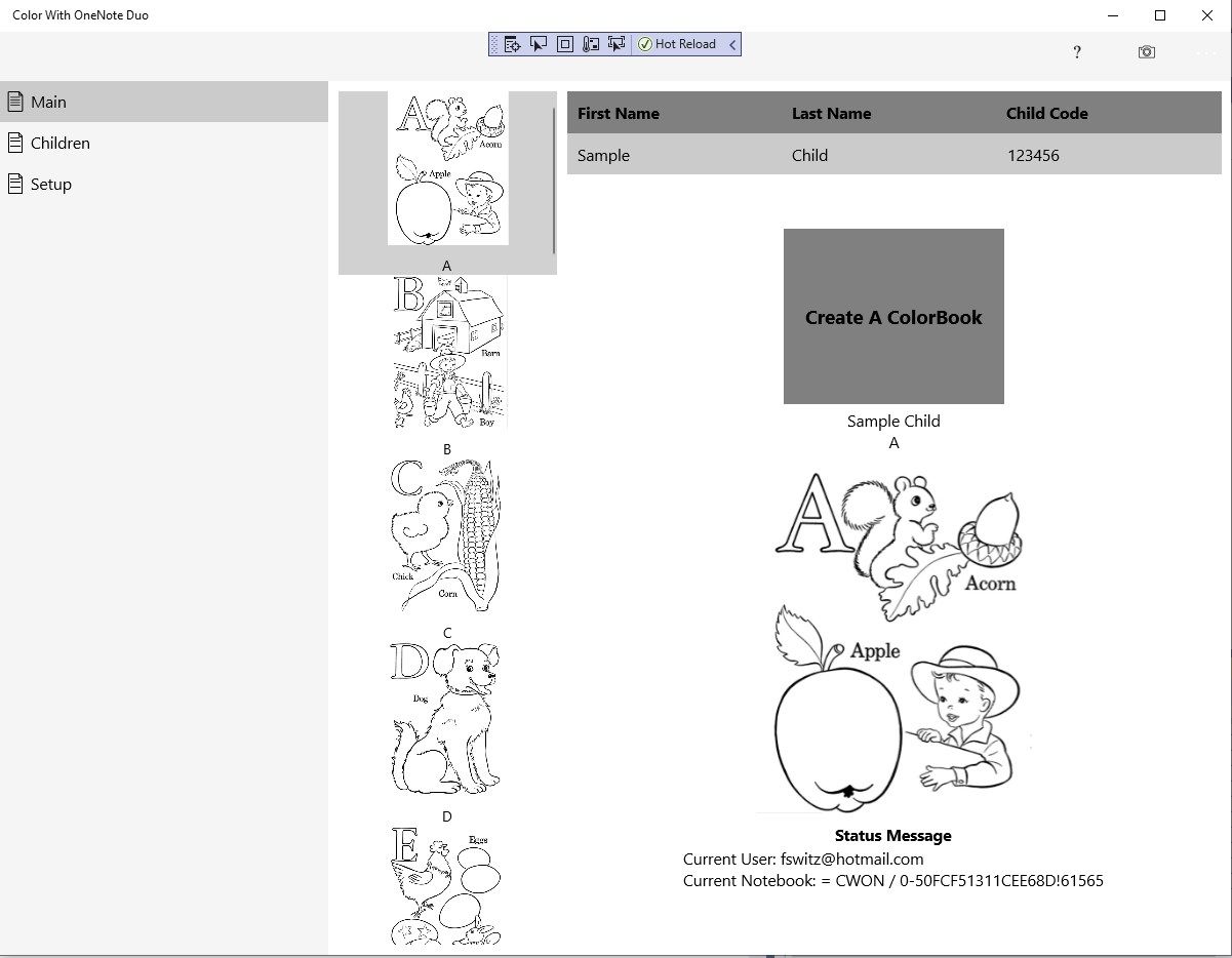 After selections, before sending to OneNote.  Create a ColorBook next step