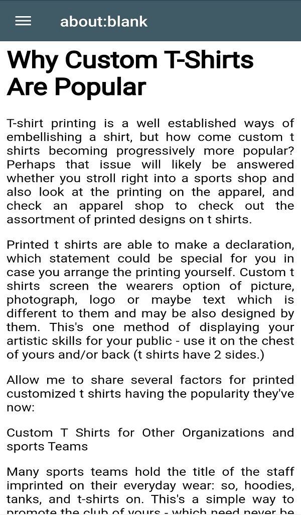 Why Custom T-Shirts Are Popular