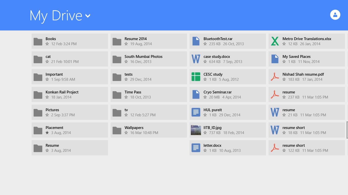 All your Google Drive files