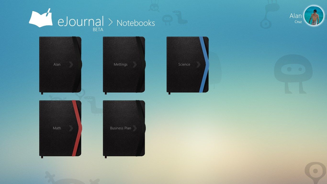 New look. Organize your notebooks with different colors