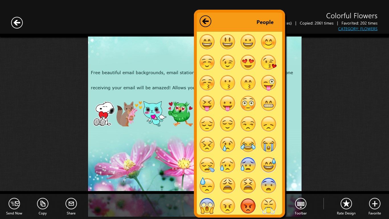 Apple iOS Emoji icons table