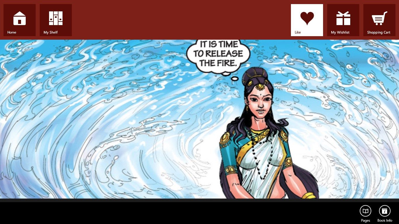 Comic Reader in panel view mode