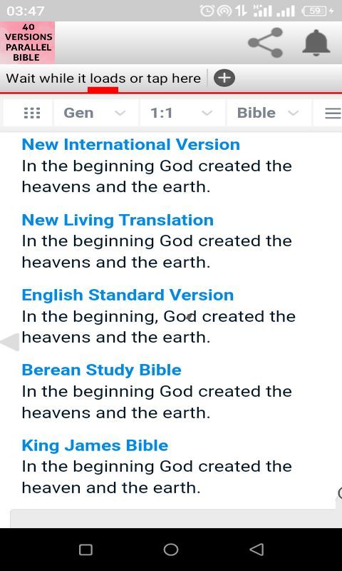 40 Versions Parallel Bible