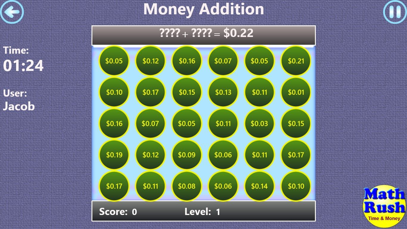 Play Money Addtion/Subtraction