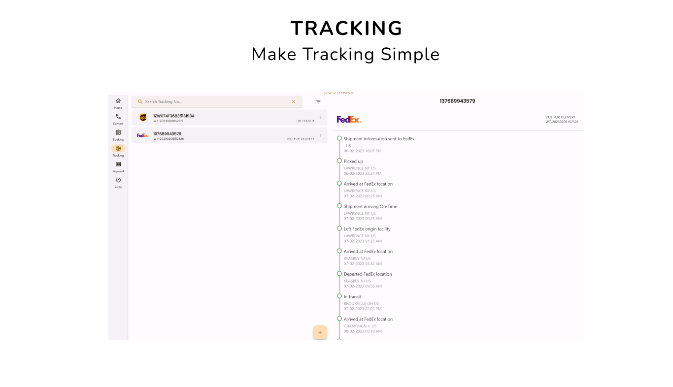 PostMate-Logistics Management