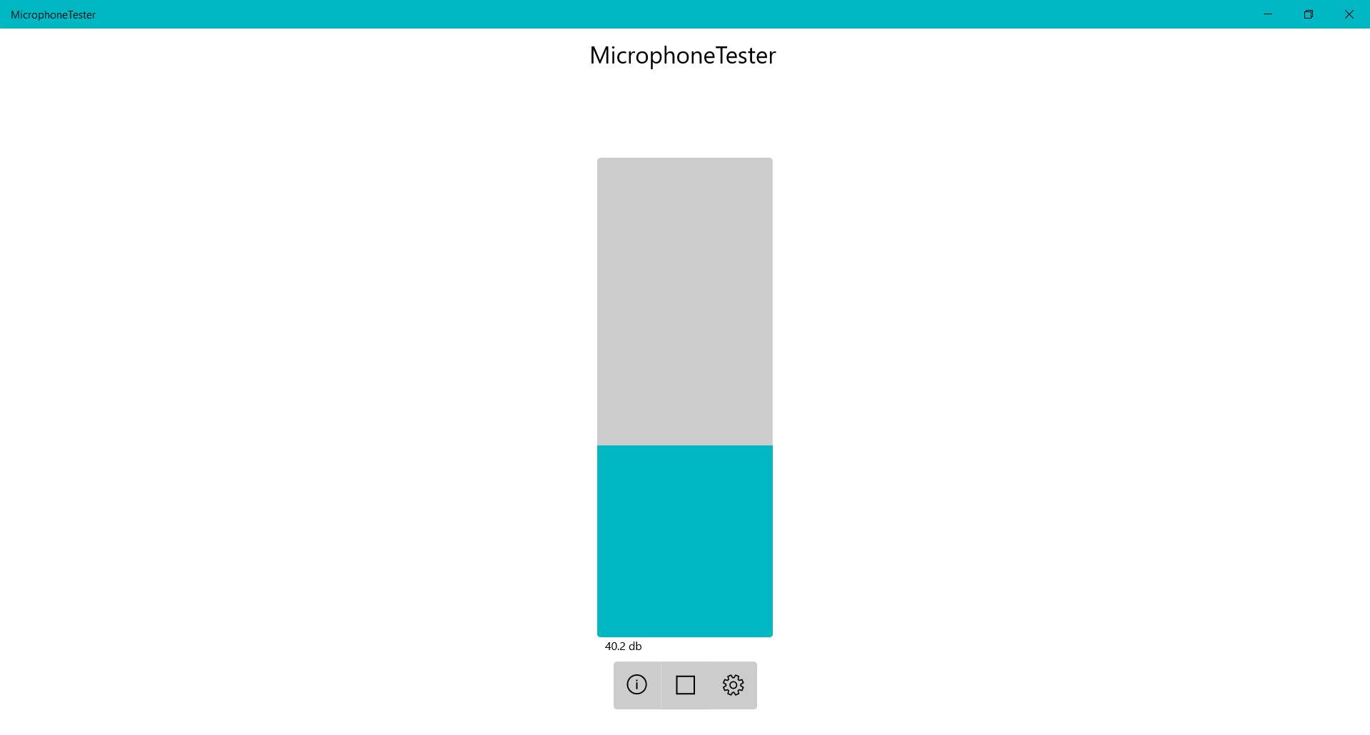 MicrophoneTester