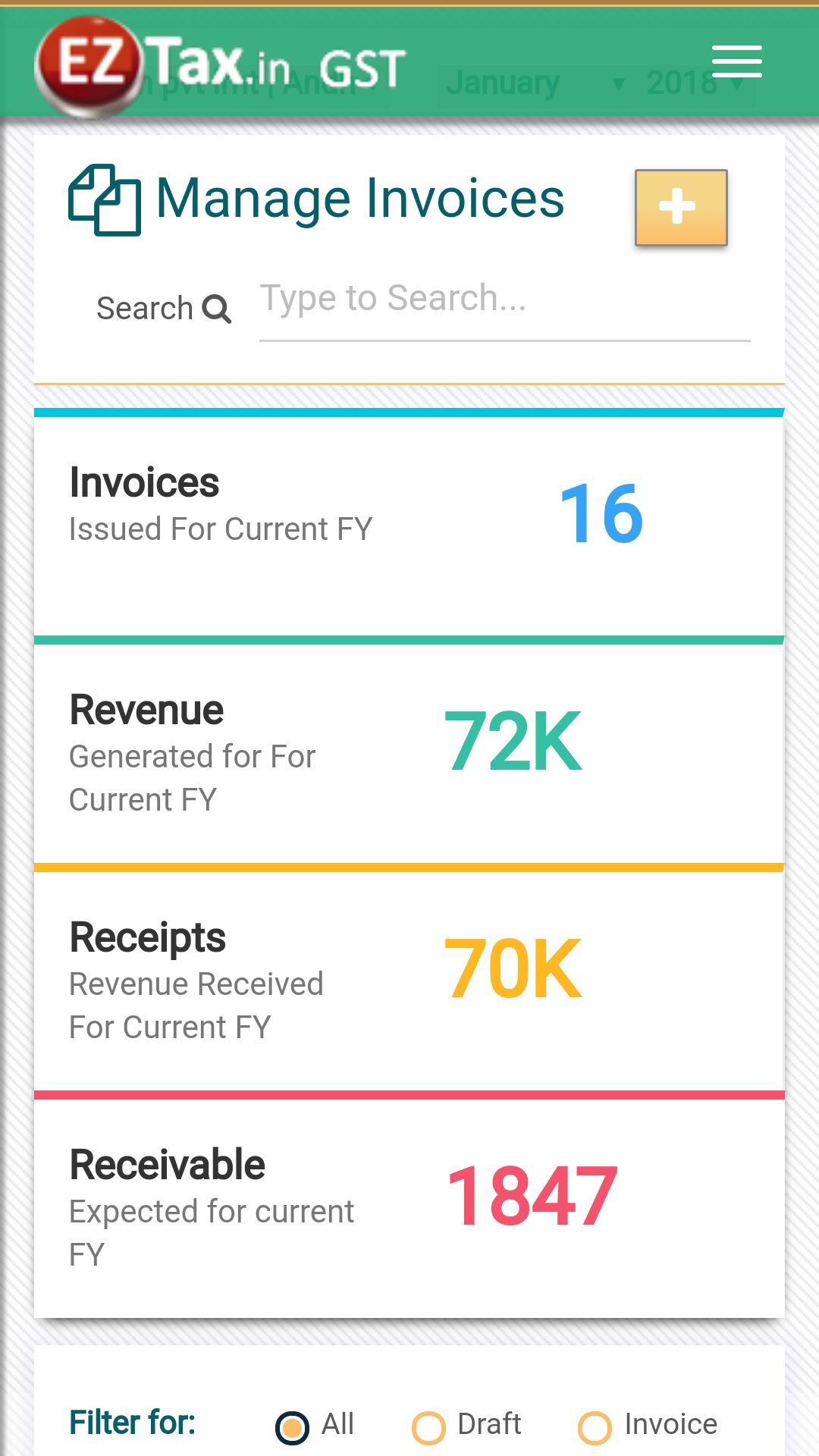 Fast Invoicing, Accounting, GST Returns w AI. #1 Indian App for Small Businesses