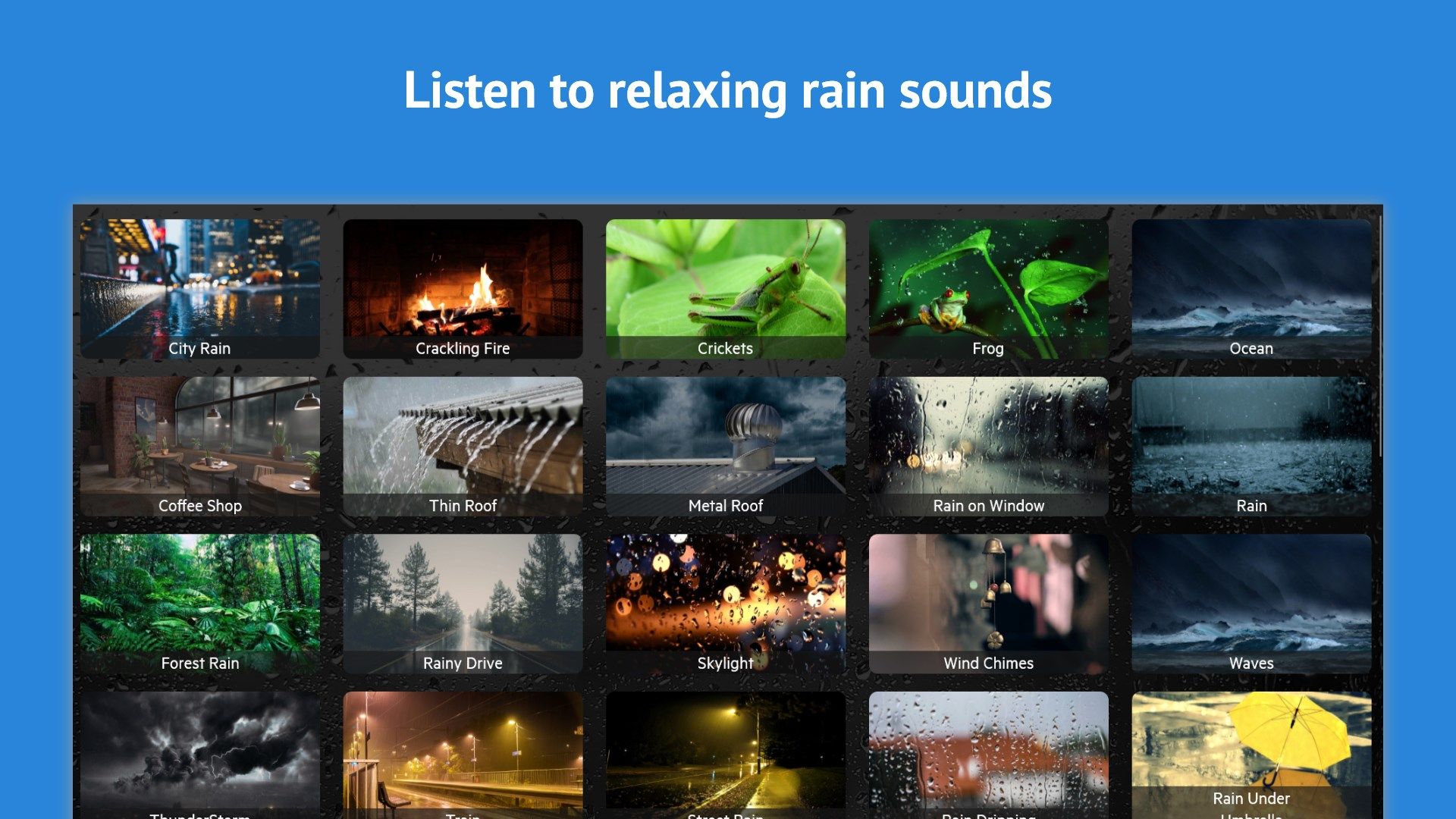 Relax Rain Sounds