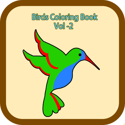 Birds Coloring Book Vol -2