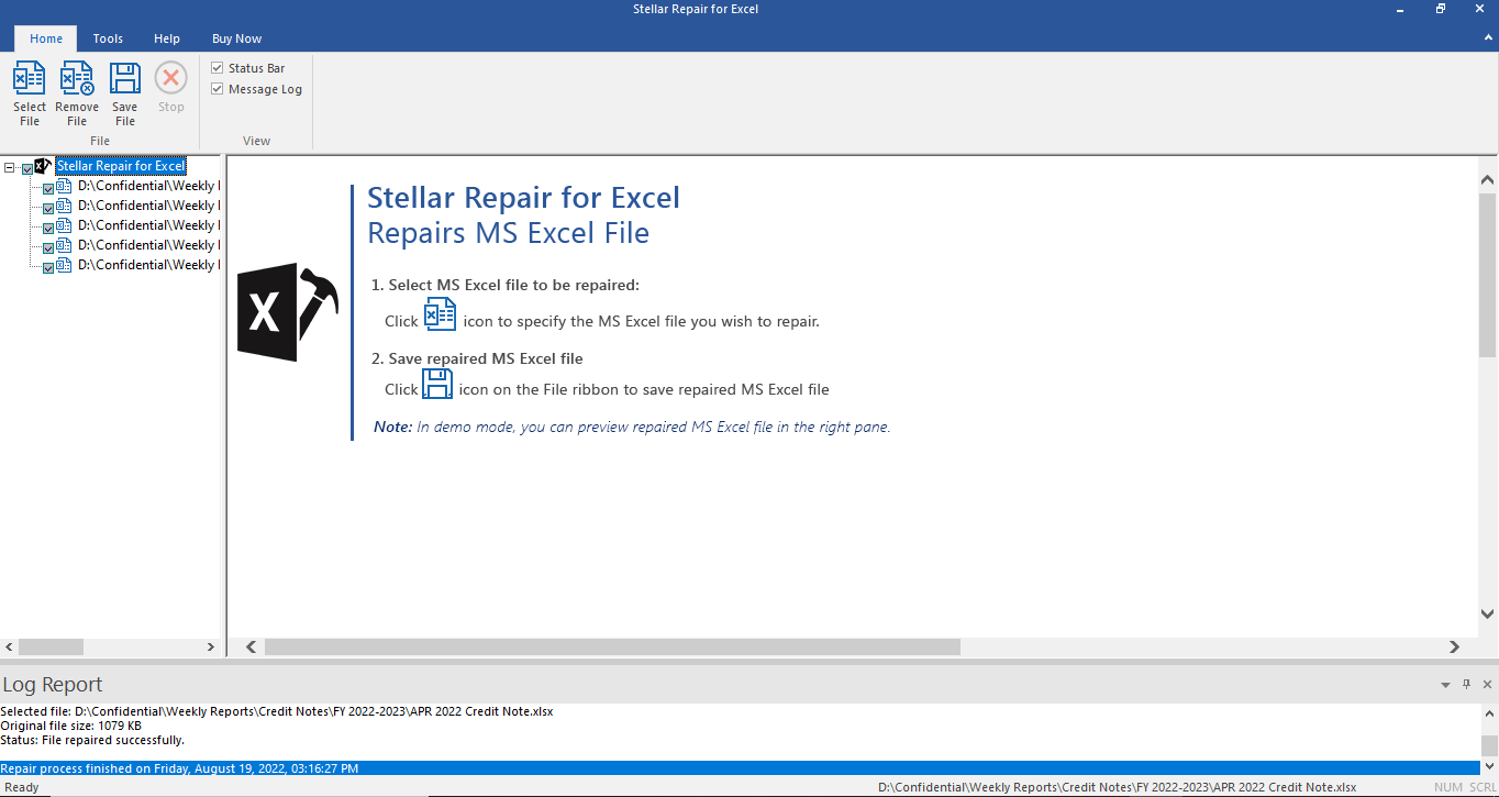Stellar Excel Repair