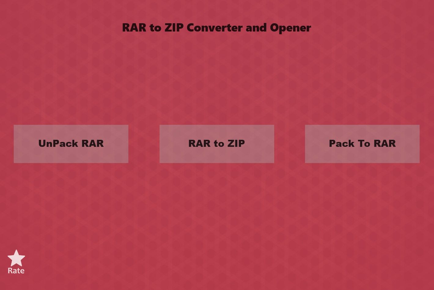 RAR to ZIP Converter & Opener