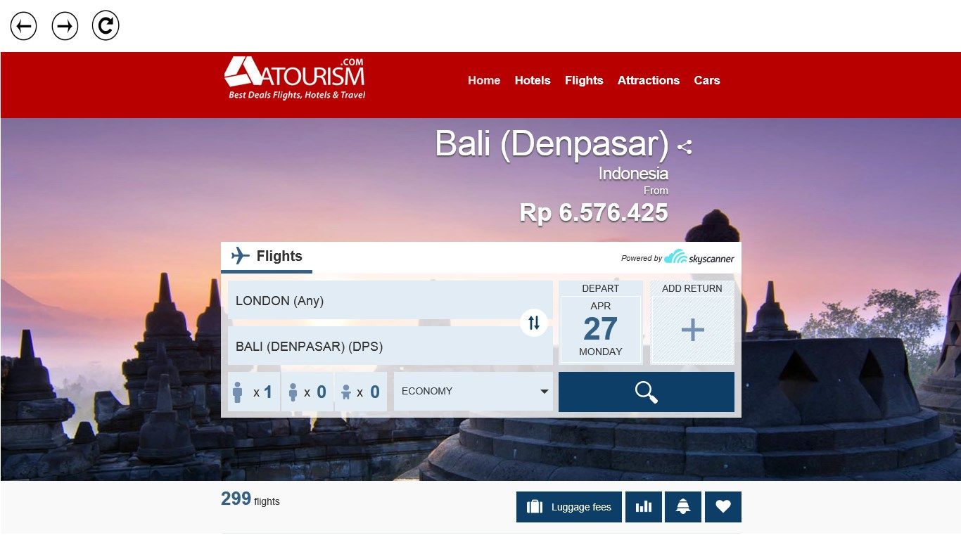 You can estimated your budget by knowing your flight rates to every destination you wish for.