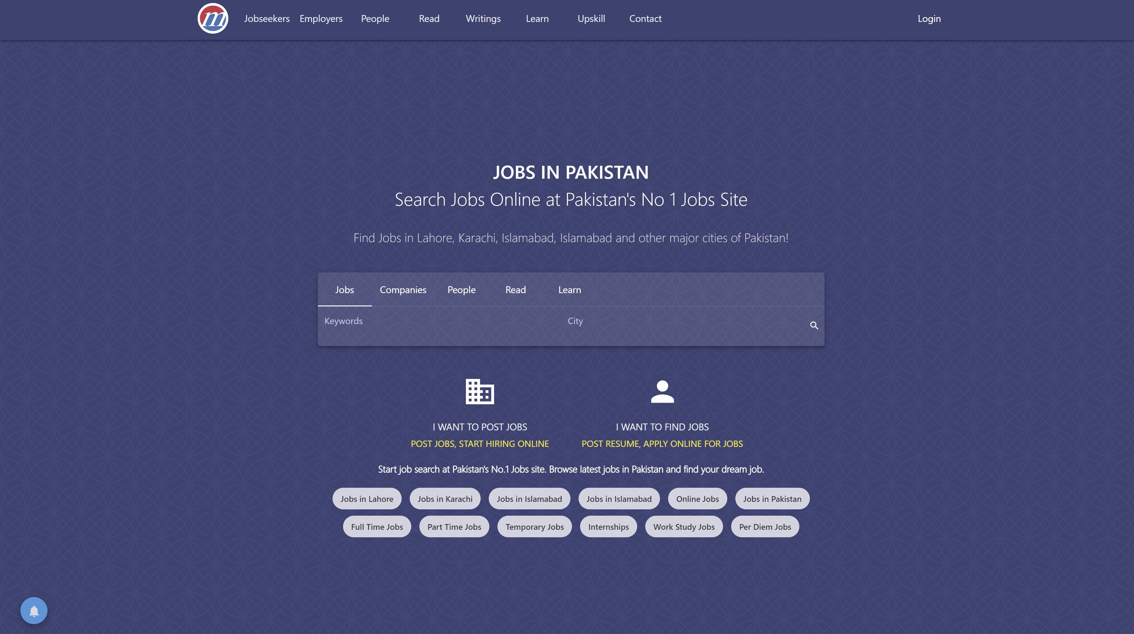 Search Online and Find Jobs in Pakistan