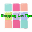 Shopping List Tips