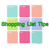 Shopping List Tips