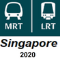 Singapore MRT System Map 2020