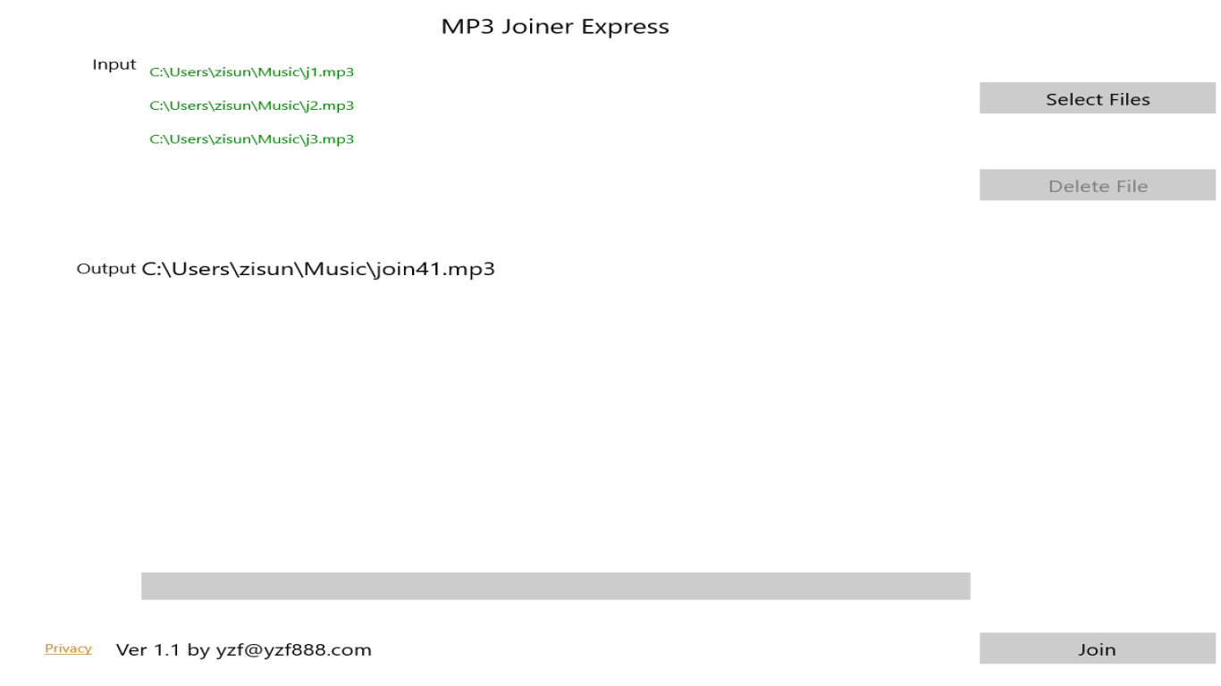 MP3 Joiner Express