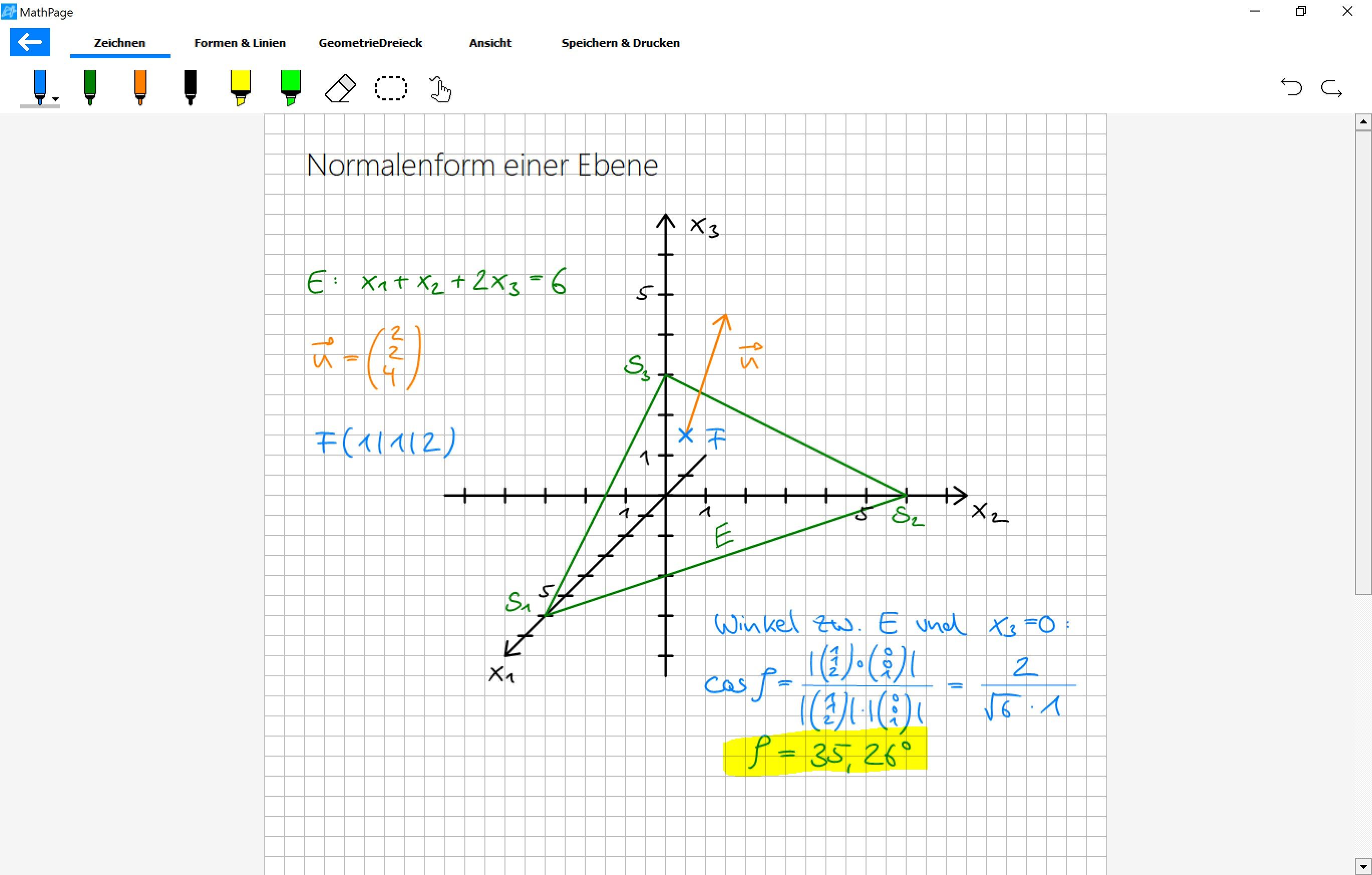 MathPage Geometrie-Dreieck