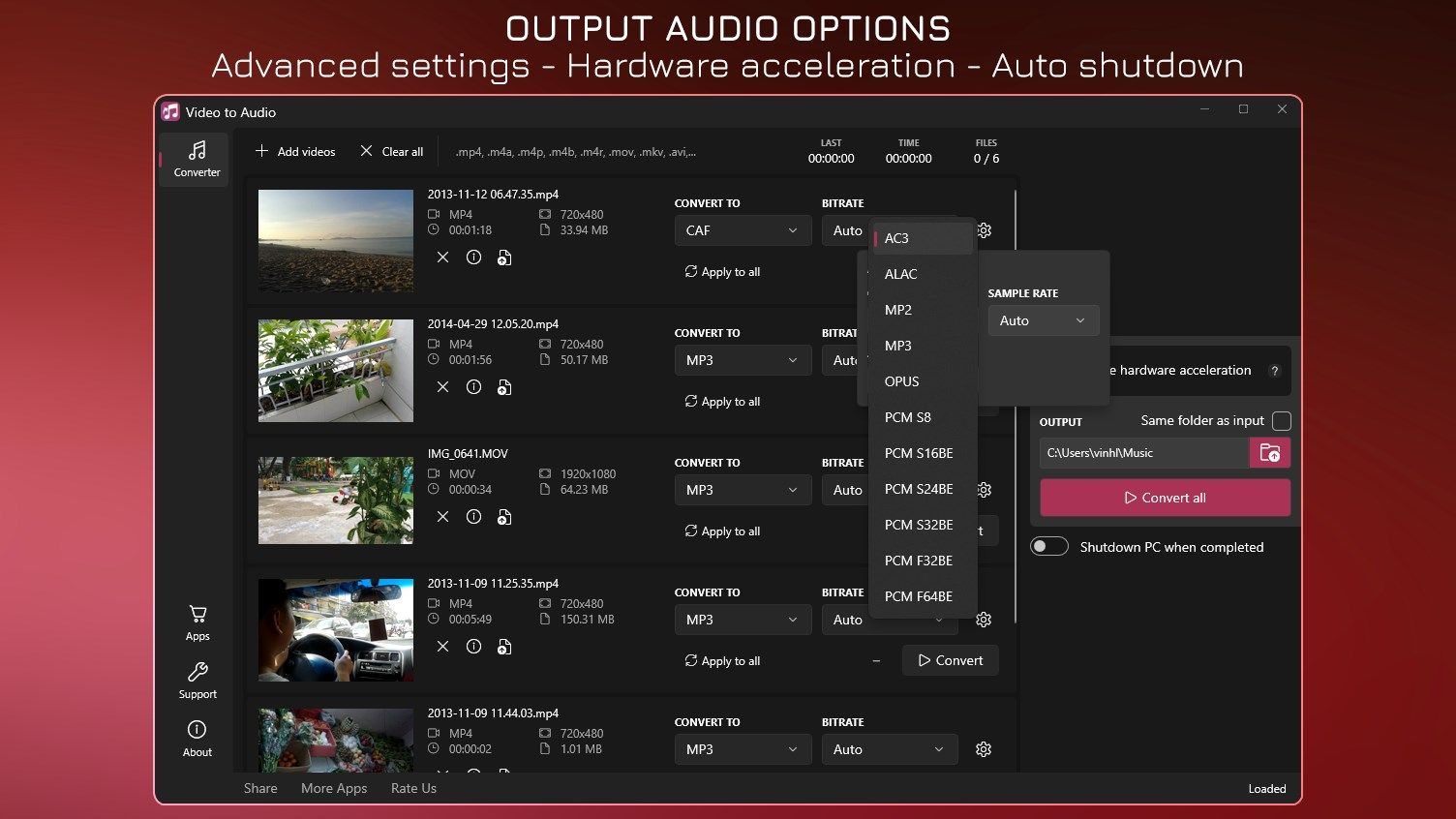 Video to Audio Converter Plus