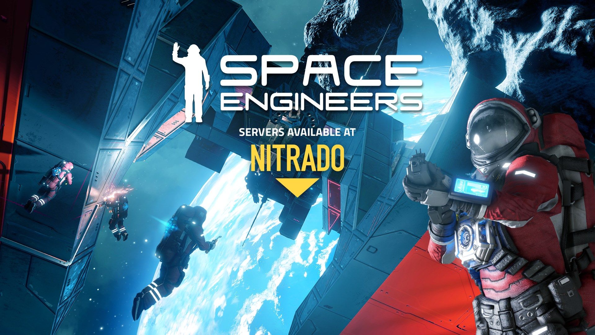Brand new in our game server portfolio: Space Engineers. Get your own server!