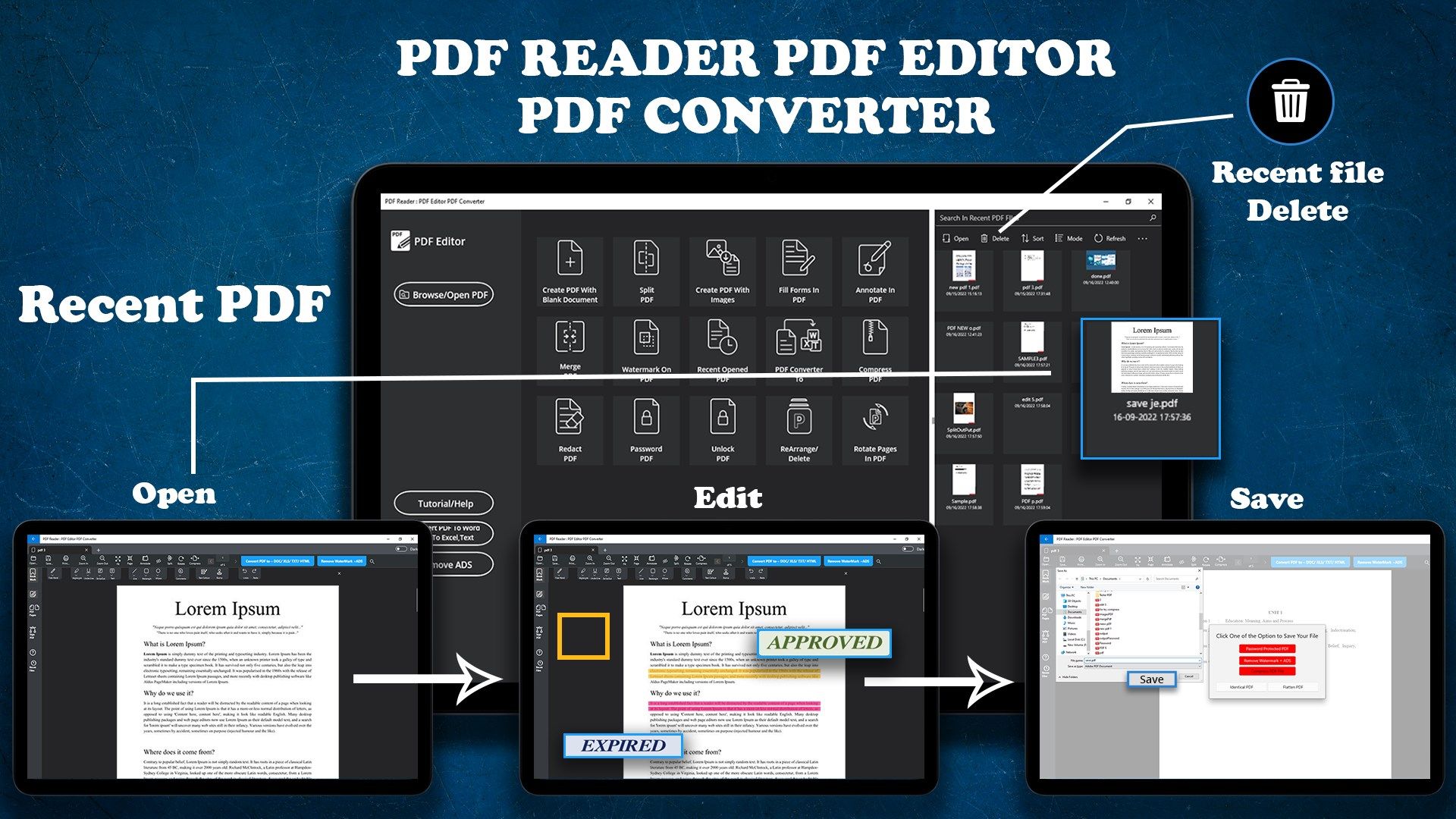 PDF Reader PDF Editor: PDF Converter