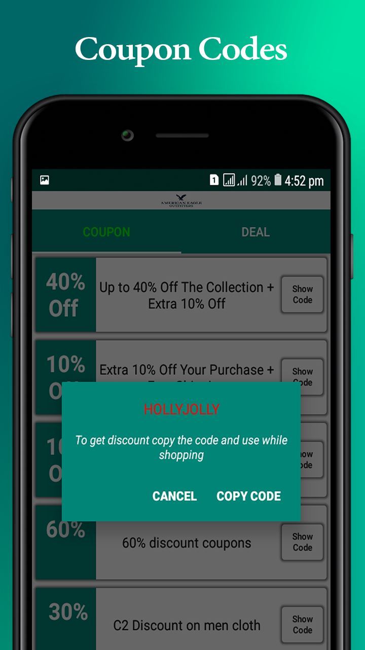 Coupon App Discount Coupon Deal Cash Back Store