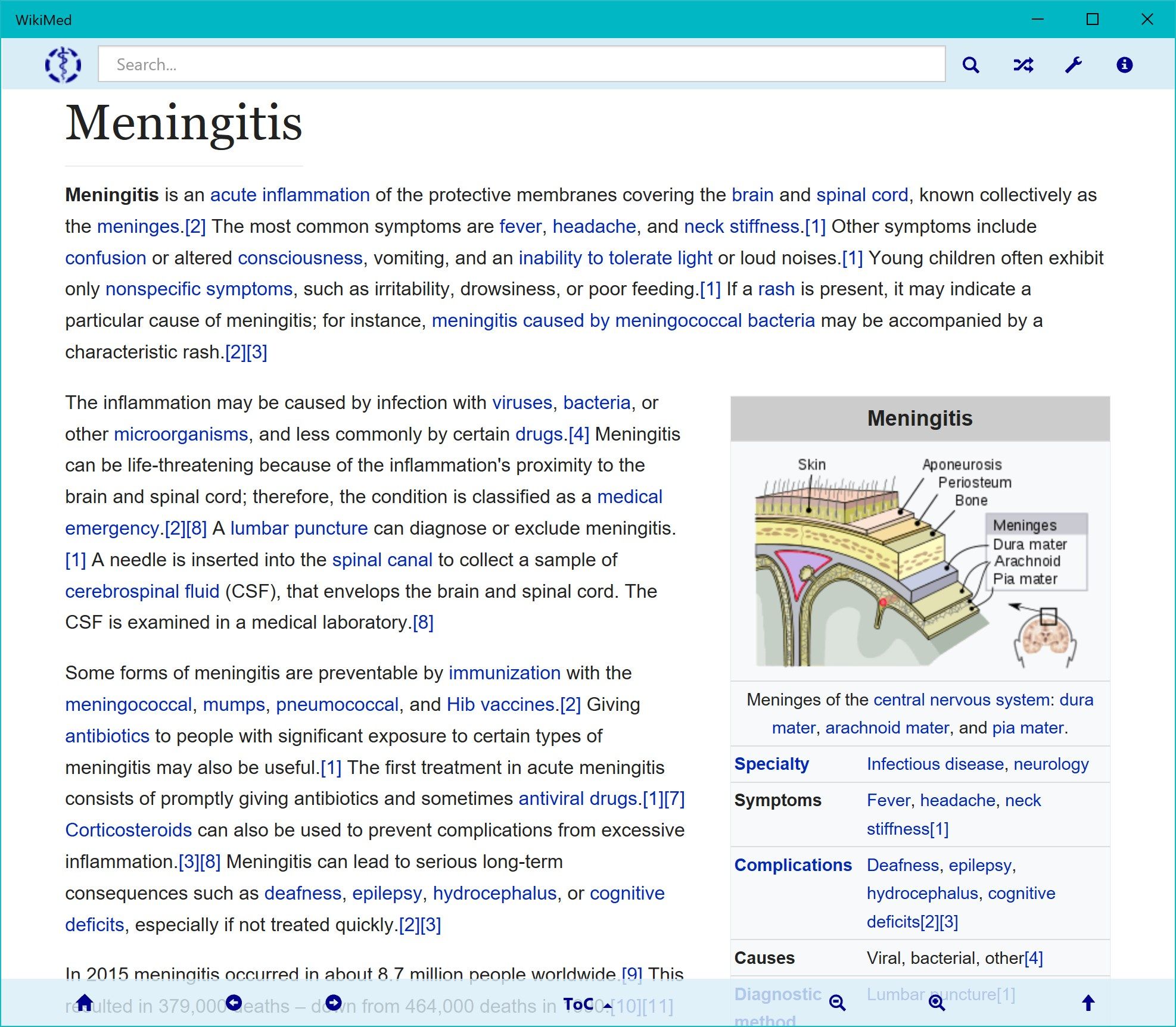 WikiMed Meningitis (light theme)