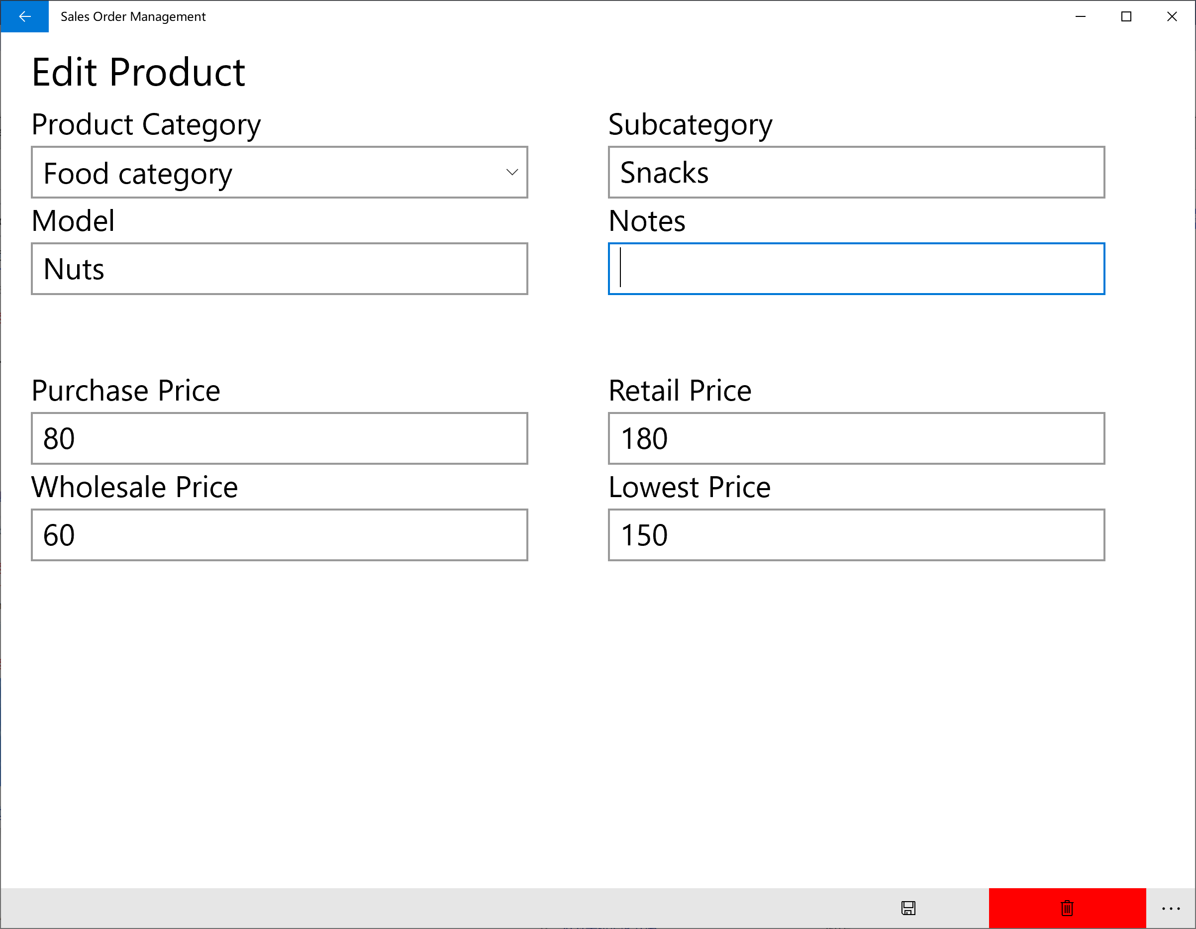 Sales Order Management - Sales Profit Statistics